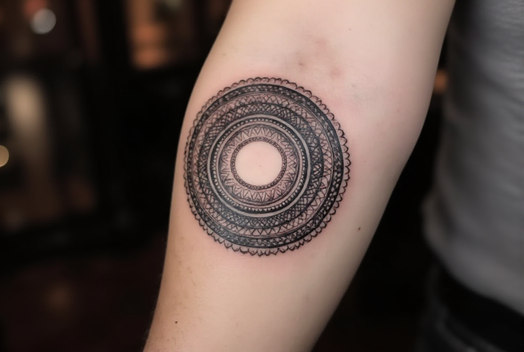 circle tattoo
