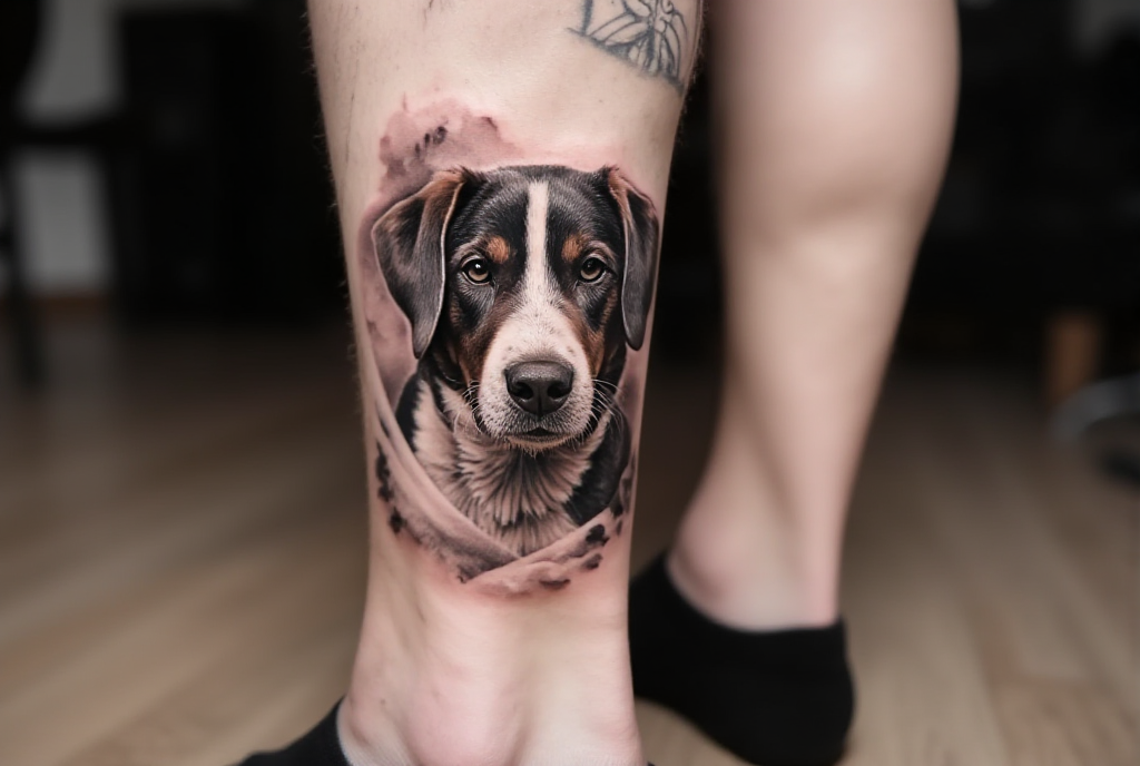 dog tattoo