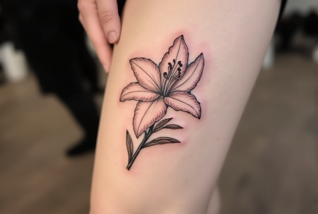 lily tattoo