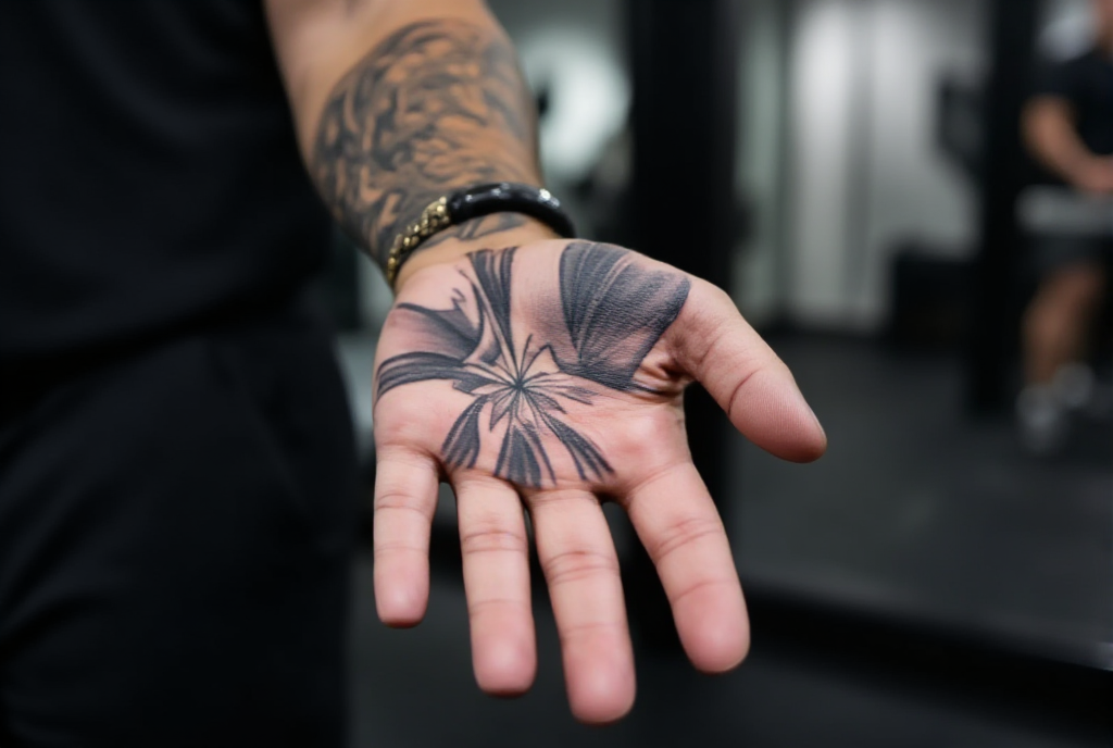 gym tattoo