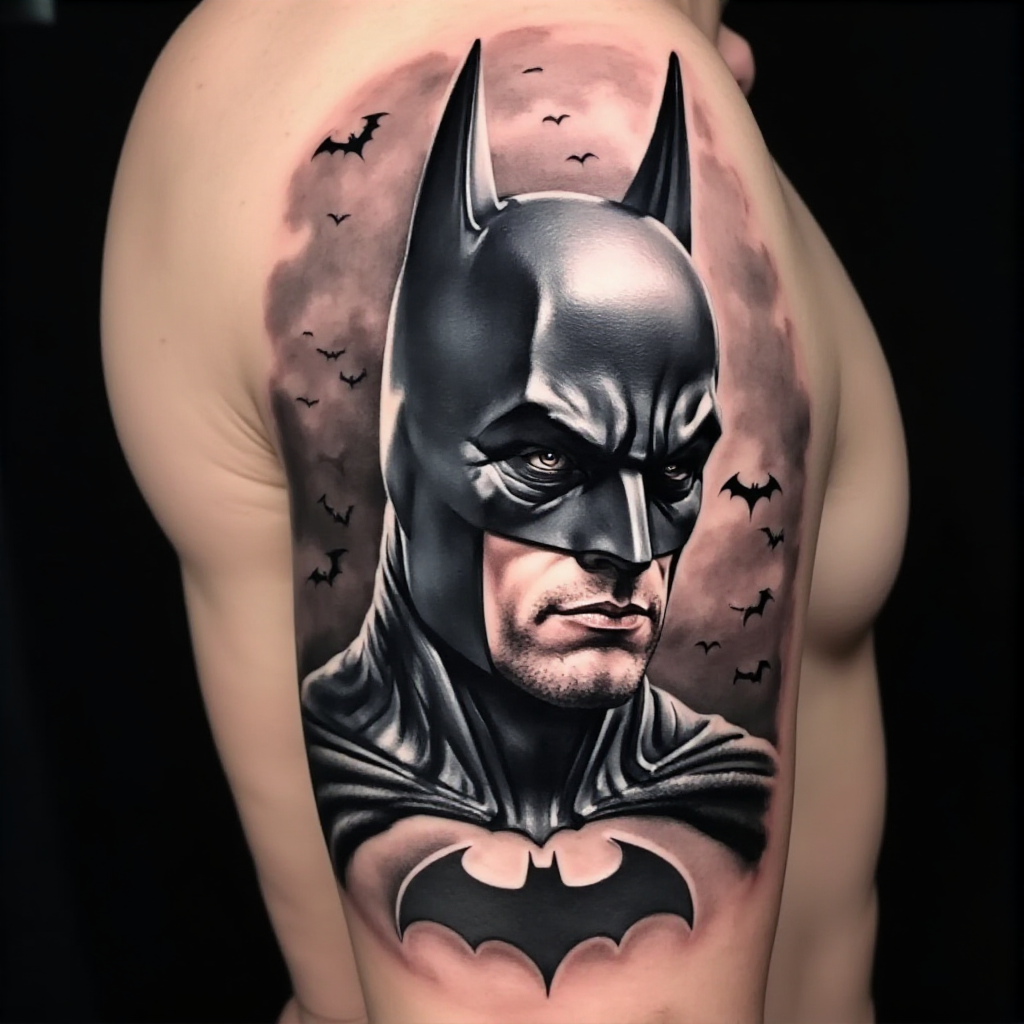 batman tattoo