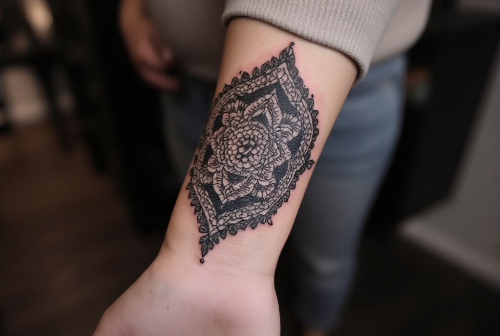 shawl tattoo