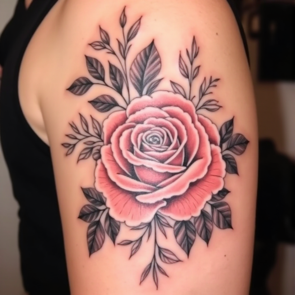 honeysuckle tattoo