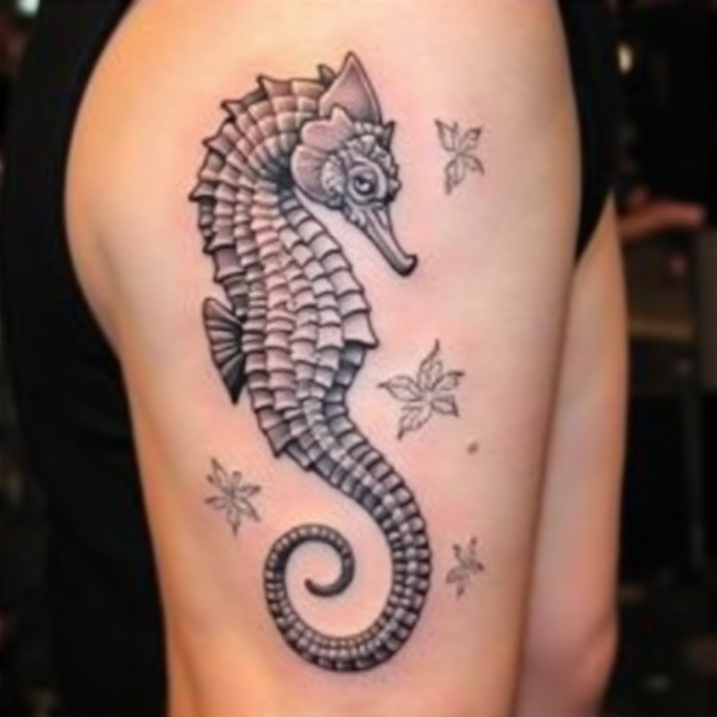 seahorse tattoo