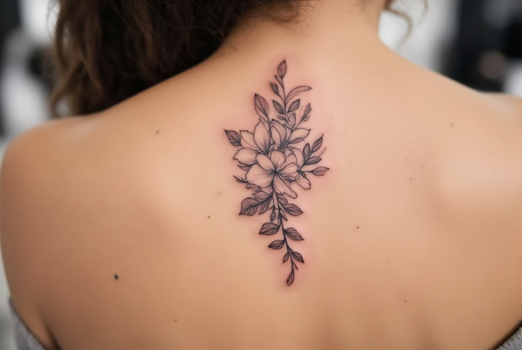 curl tattoo