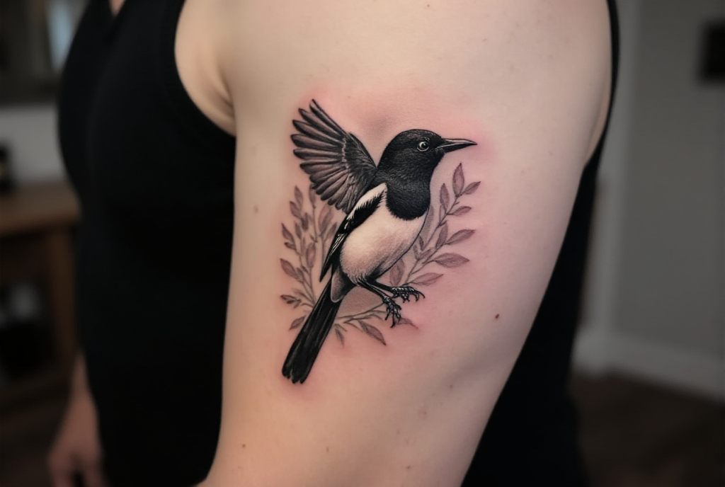 magpie tattoo