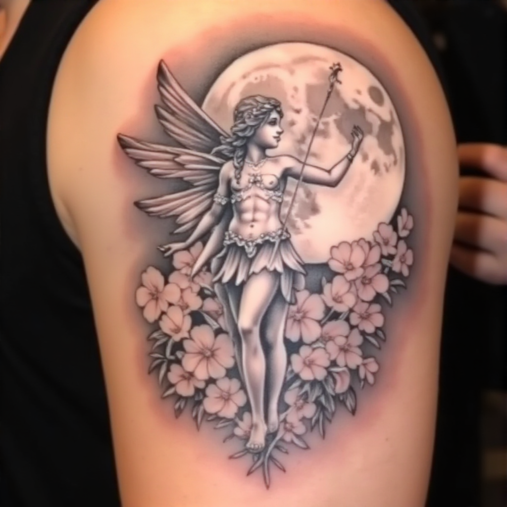 moon tattoo