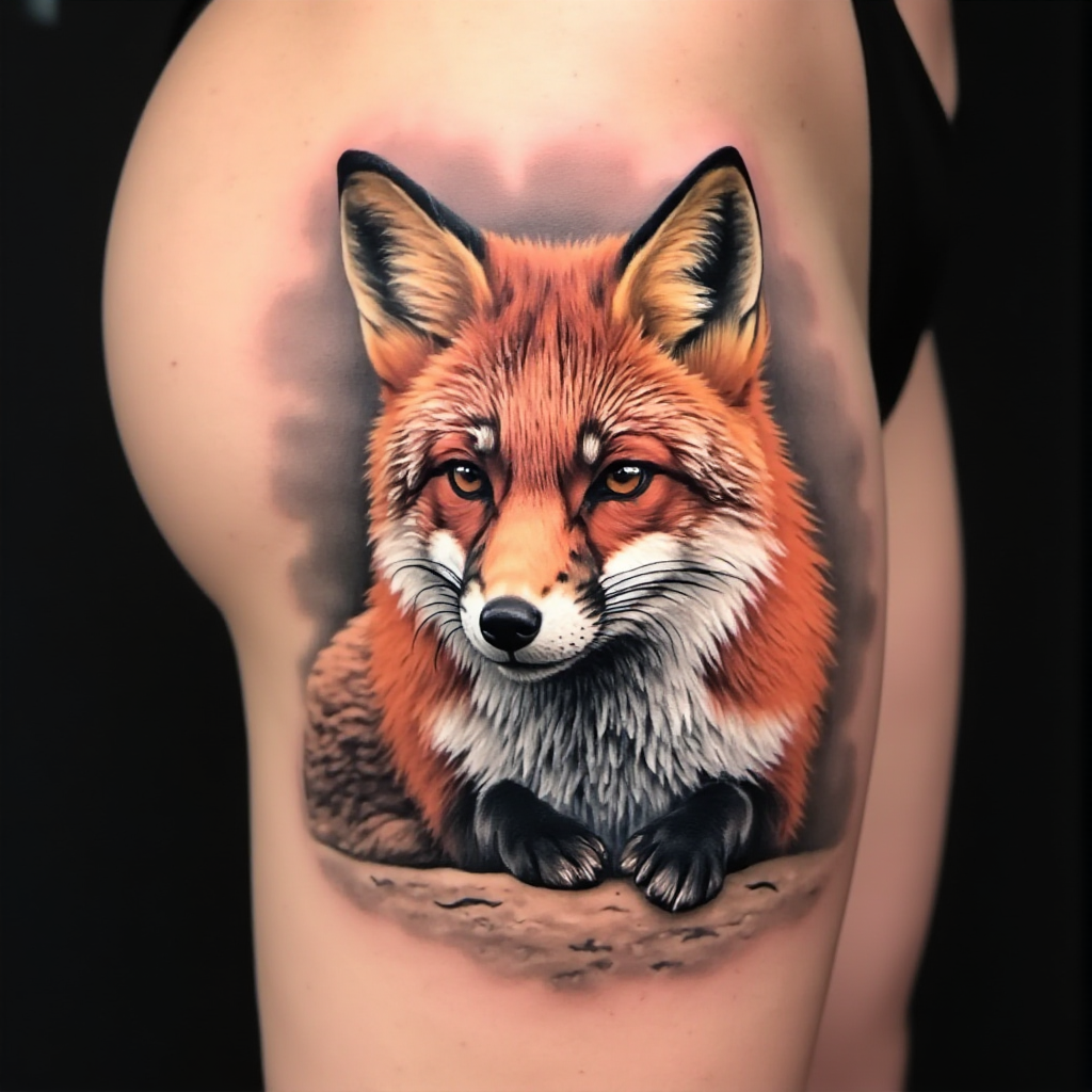 fox tattoo