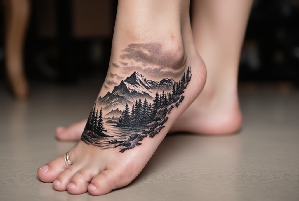 mountain tattoo