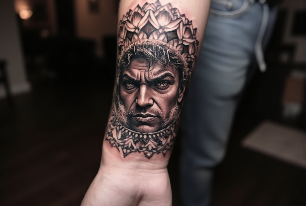 angry tattoo