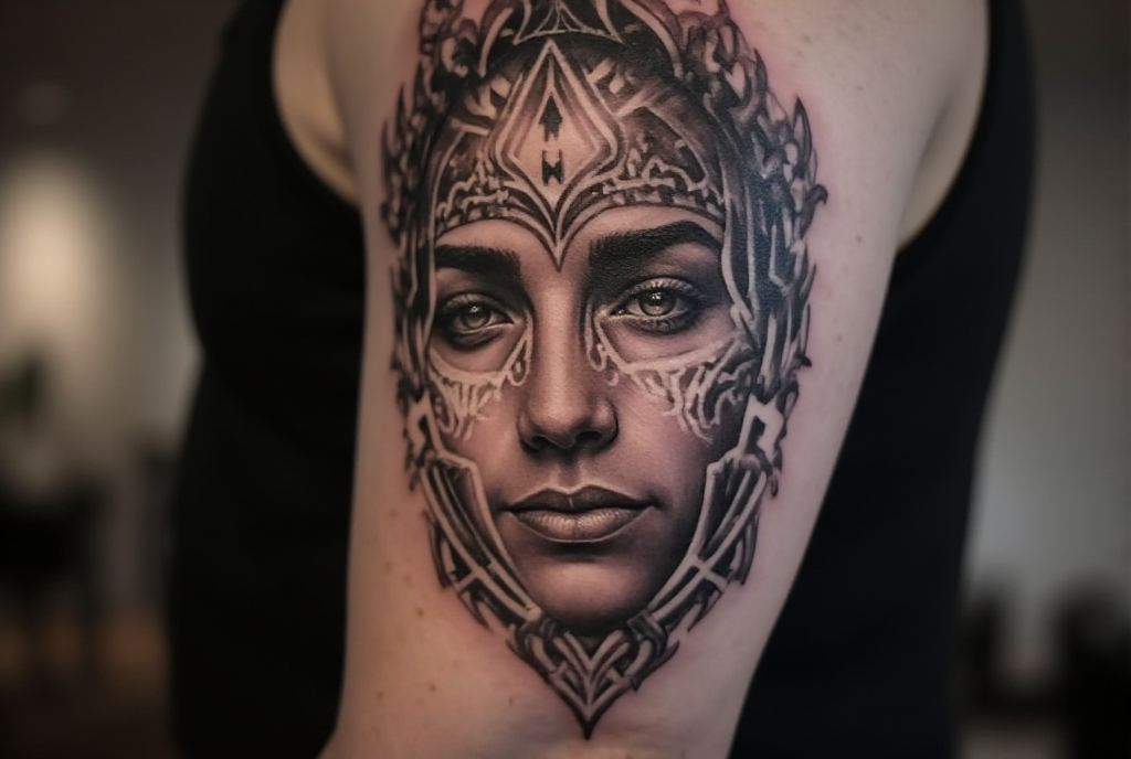 dress tattoo