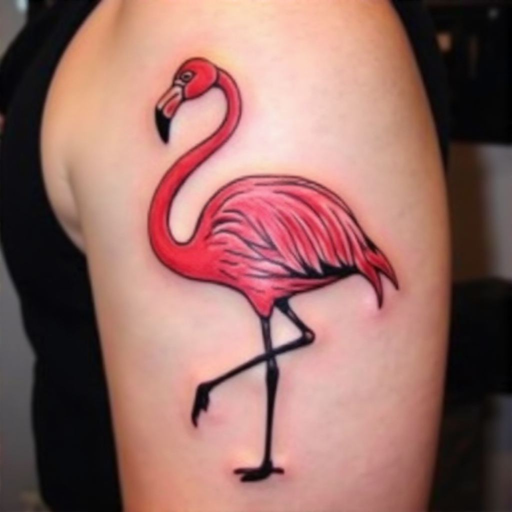 flamingo tattoo