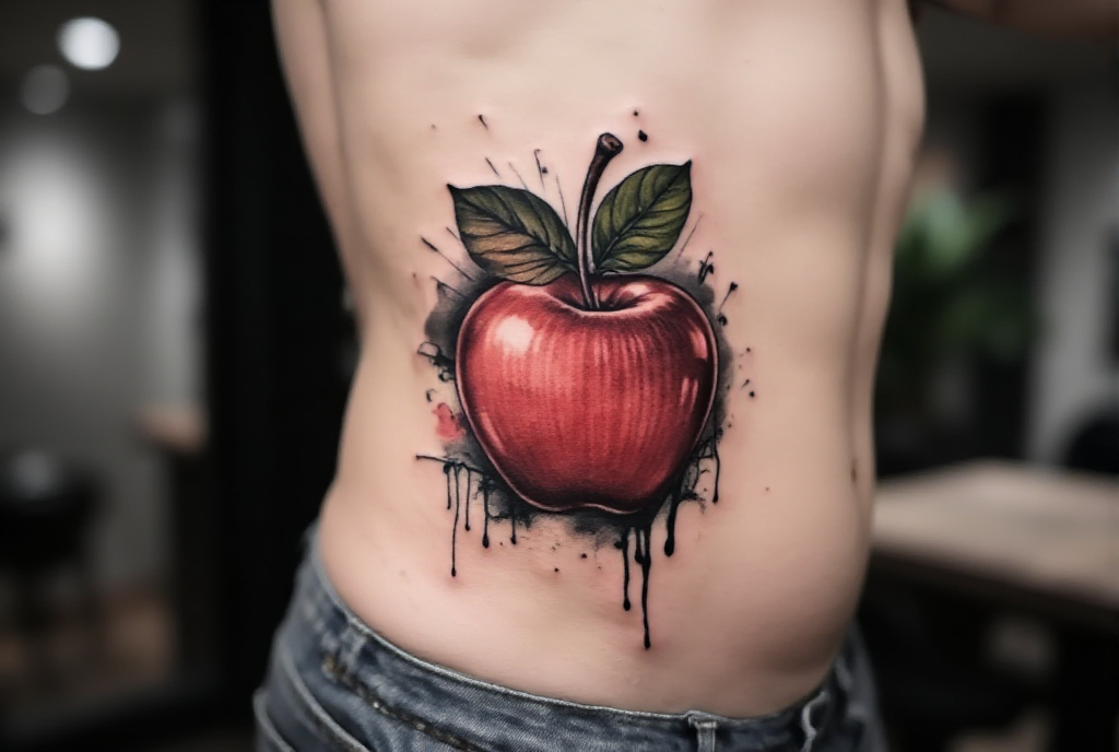 apple tattoo