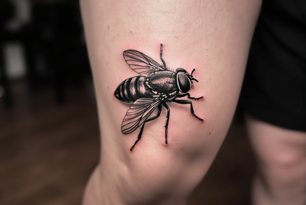 fly tattoo