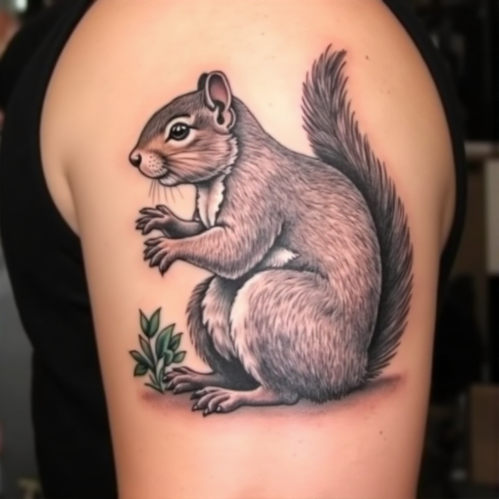 squirrel tattoo