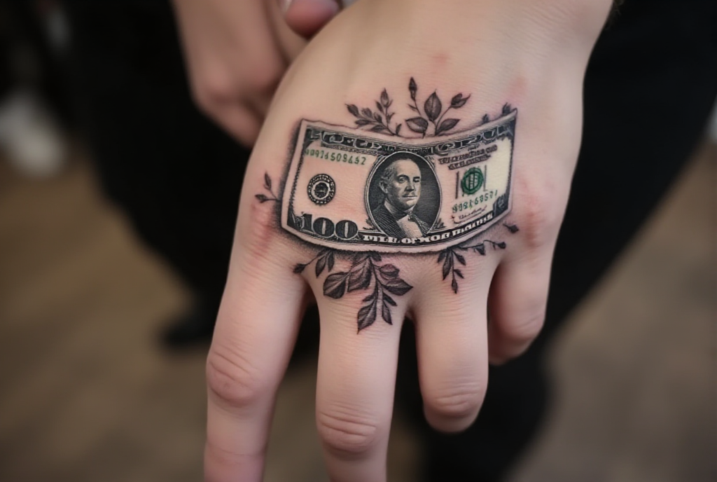 cash tattoo