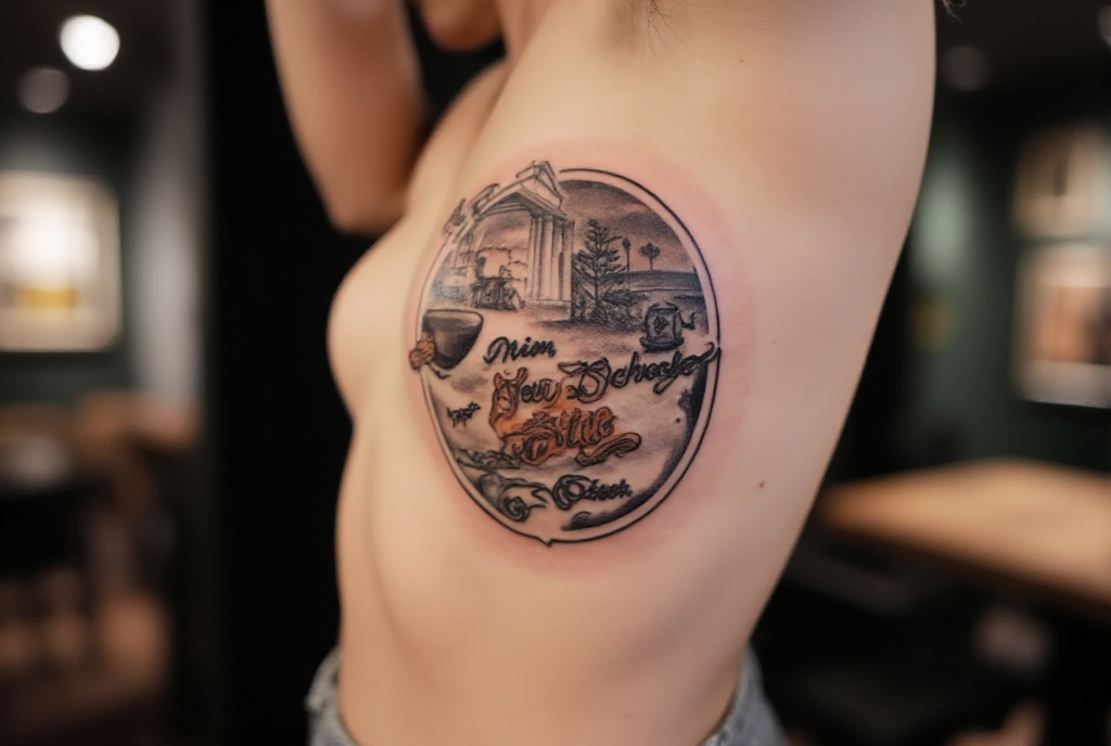 beer tattoo