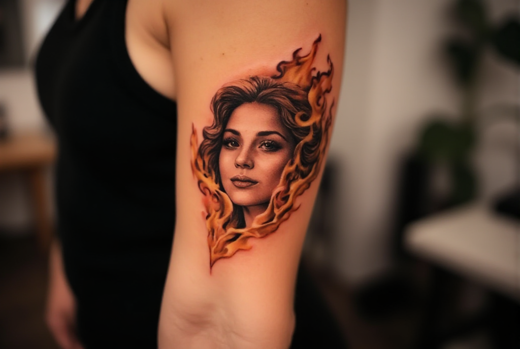 fire tattoo