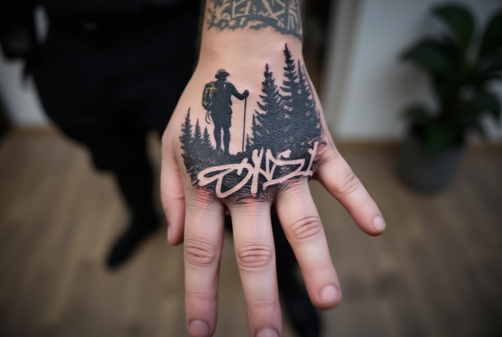 hike tattoo