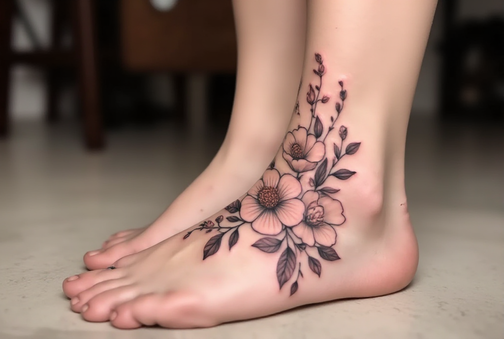 flora tattoo
