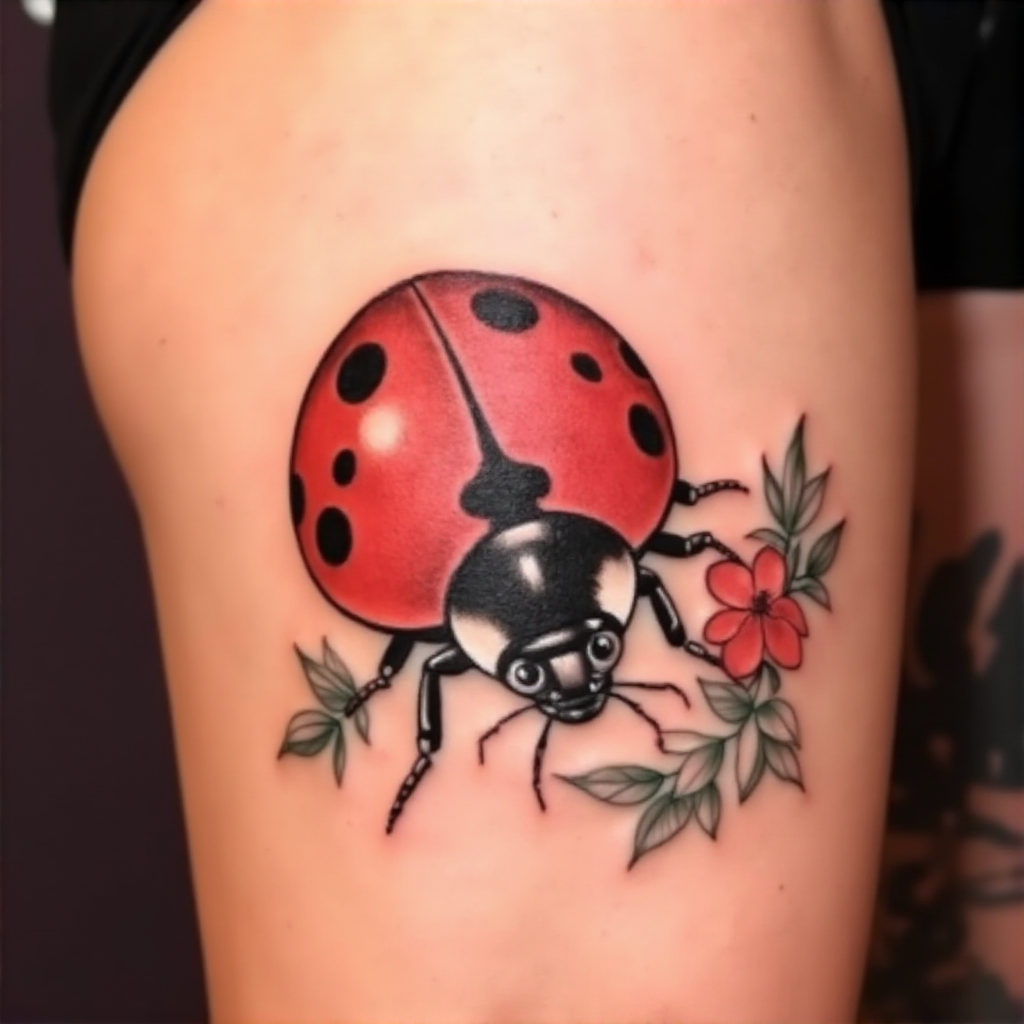 ladybug tattoo