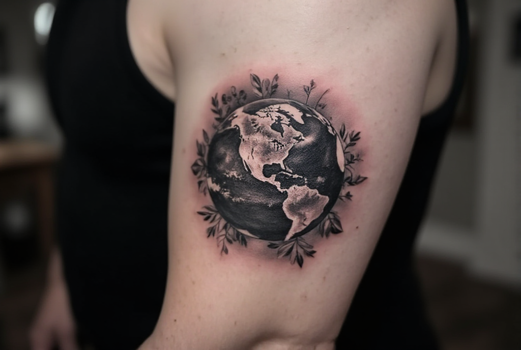 earth tattoo