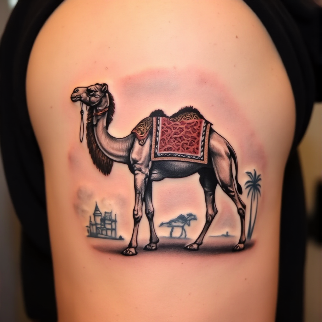camel tattoo