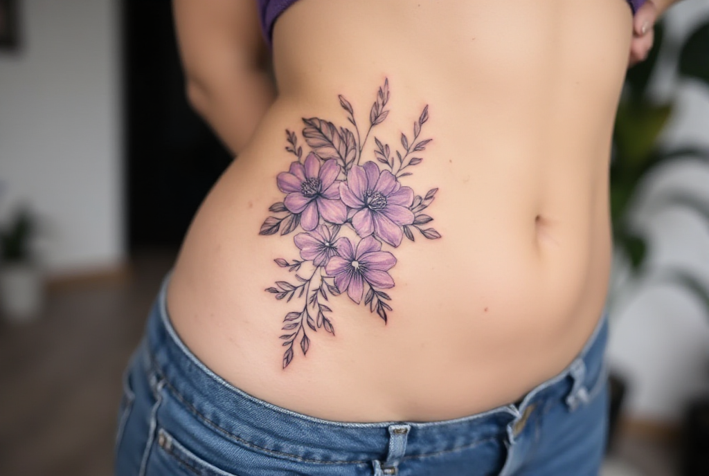 violet tattoo