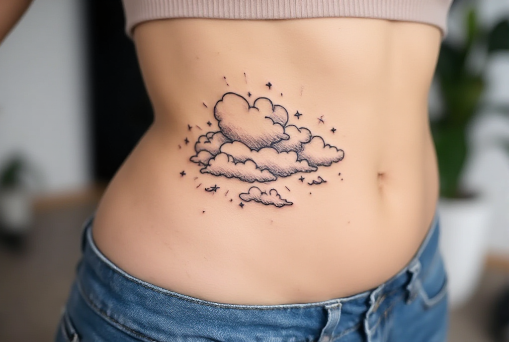 cloud tattoo
