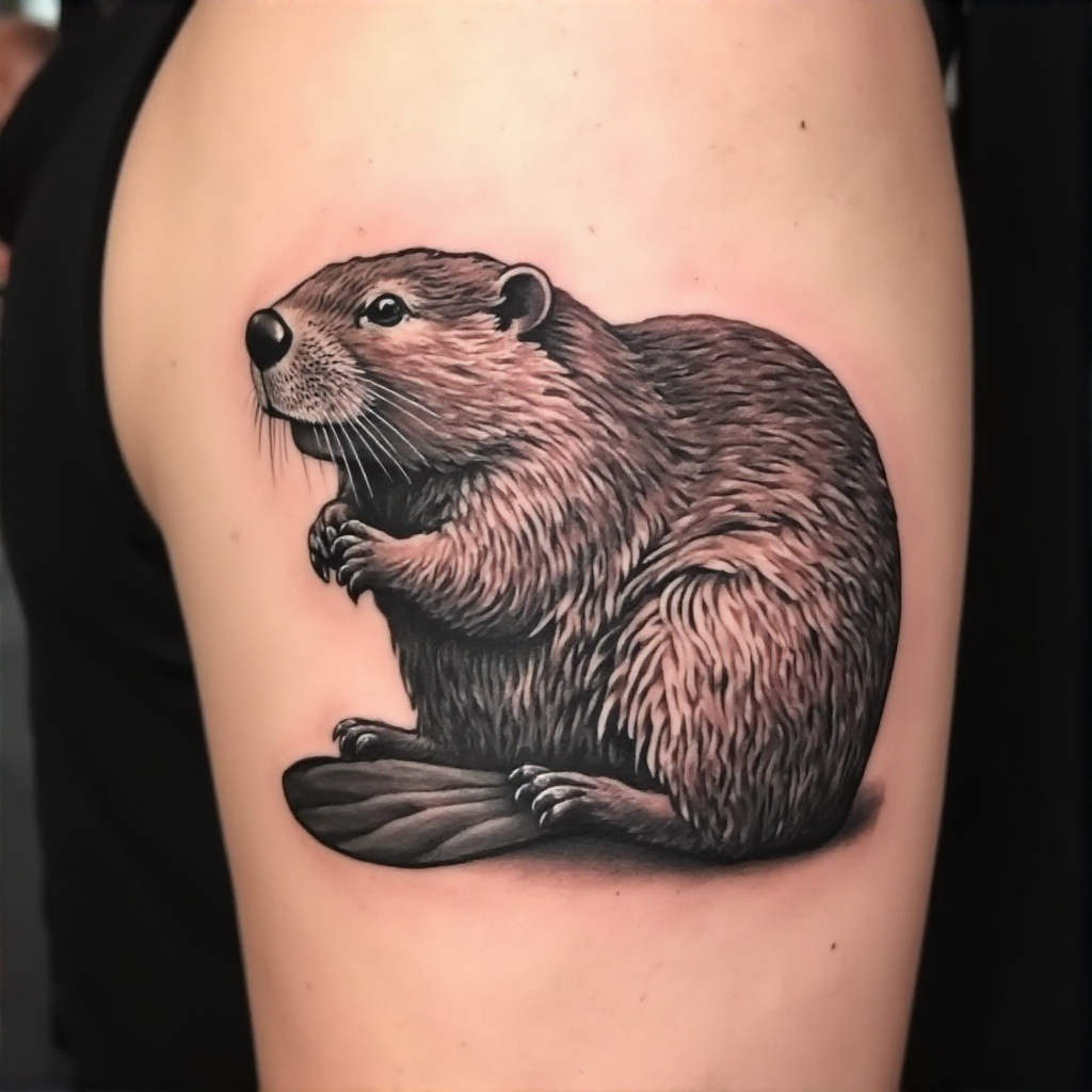beaver tattoo