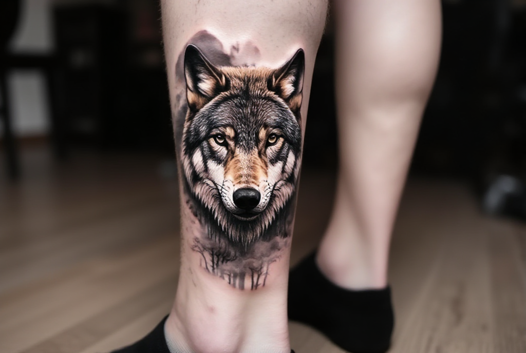 wolf tattoo