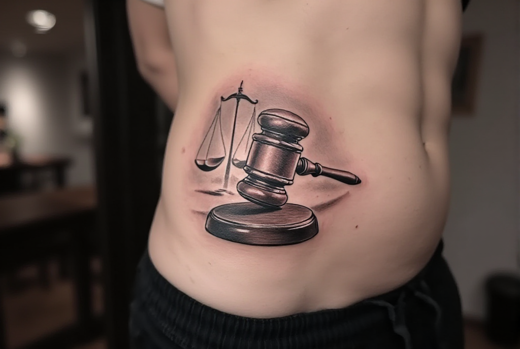 court tattoo