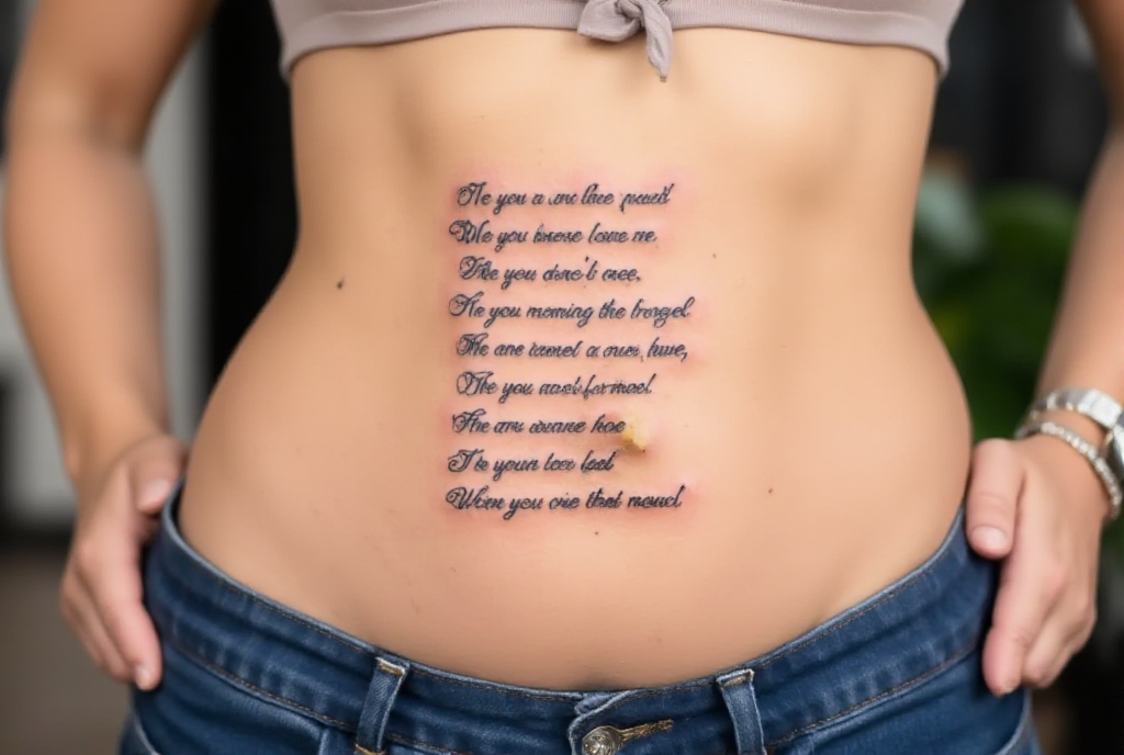 poem tattoo