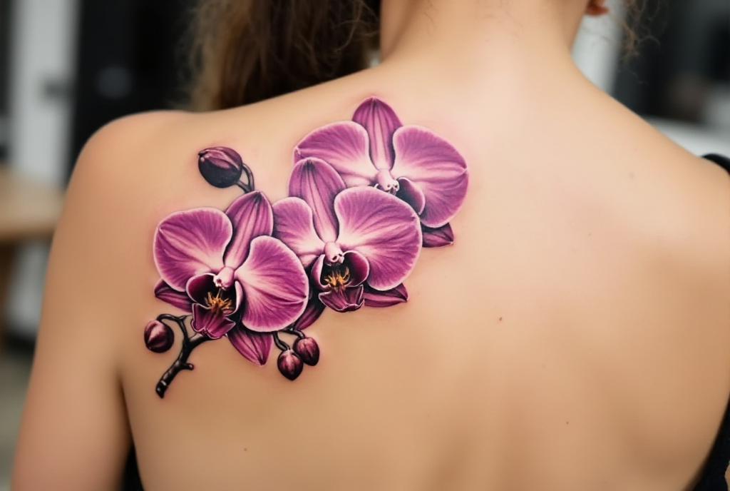 orchid tattoo