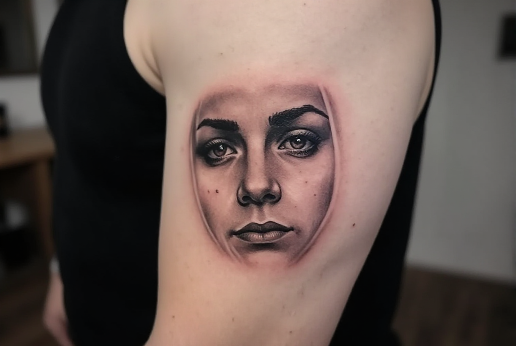 frown tattoo
