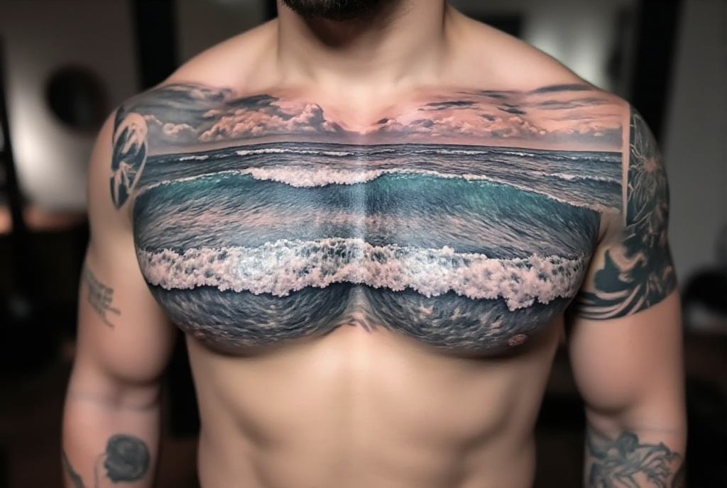 ocean tattoo