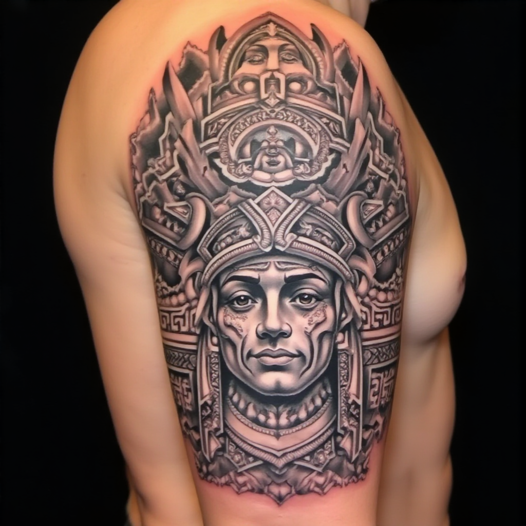 aztec tattoo