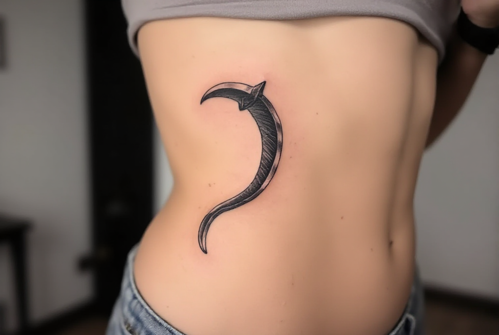 sickle tattoo
