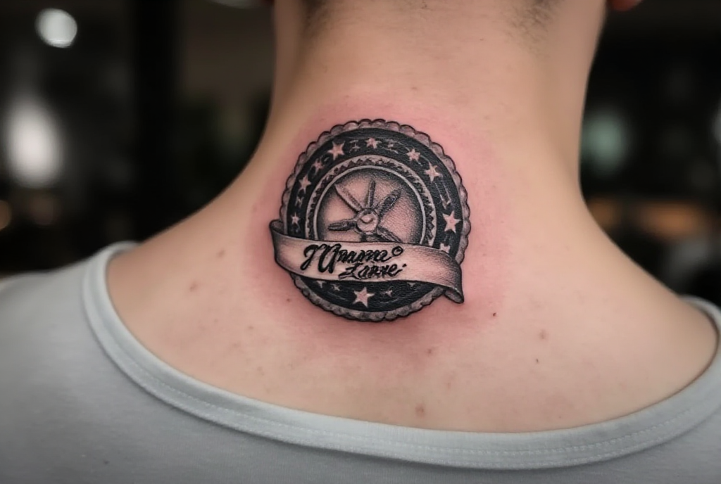 badge tattoo