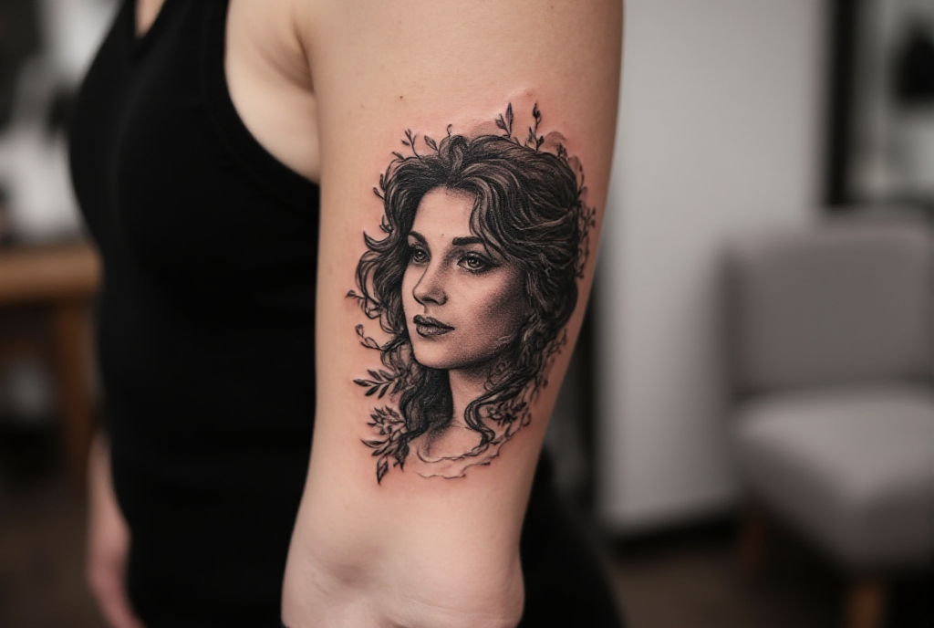 elbow tattoo