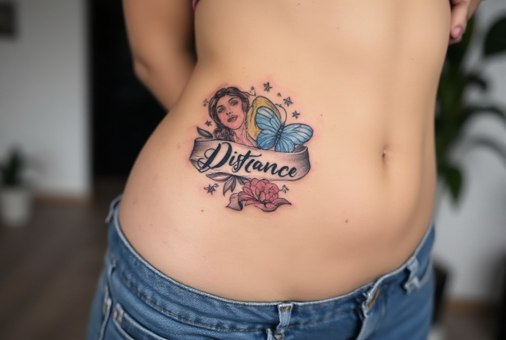 distance tattoo