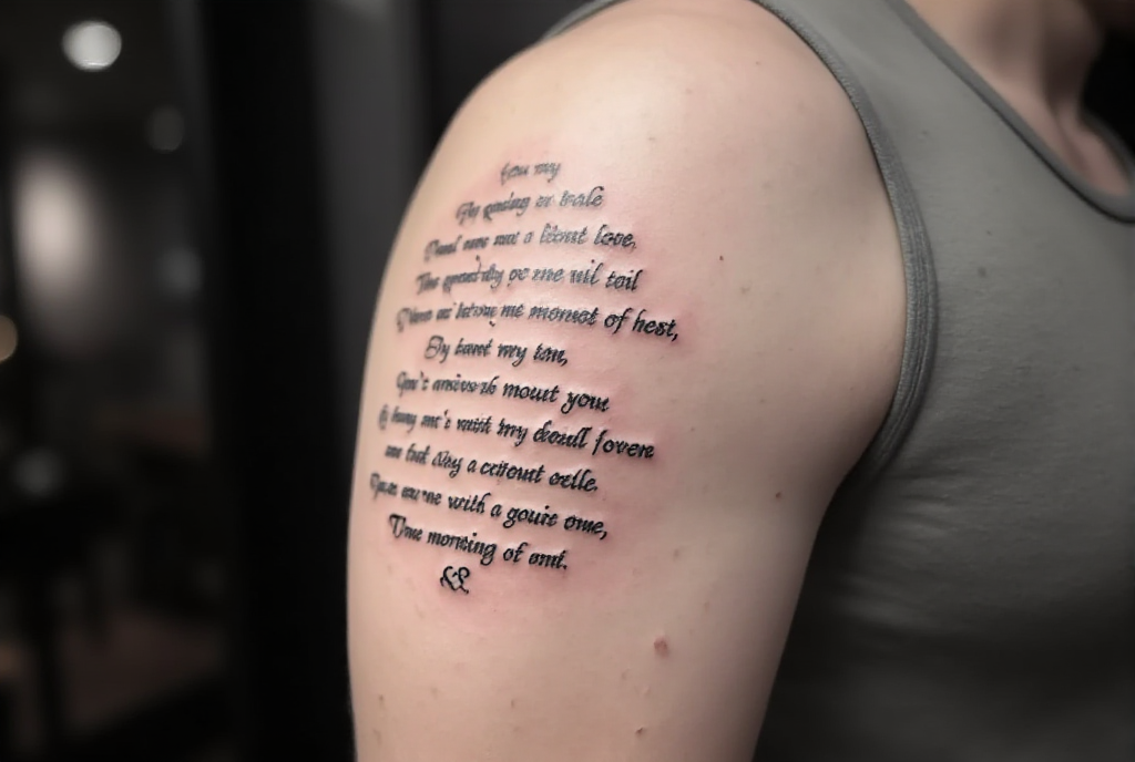 poetry tattoo