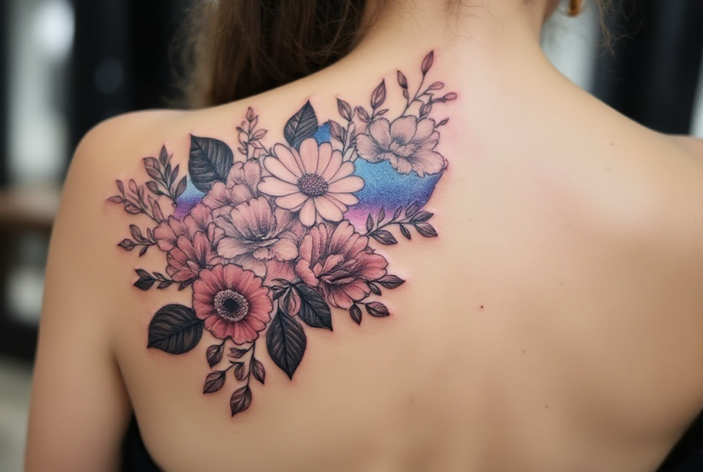 galaxy tattoo