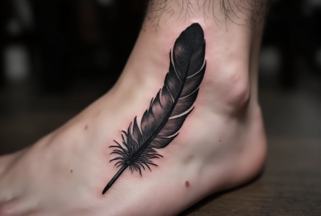 feather tattoo