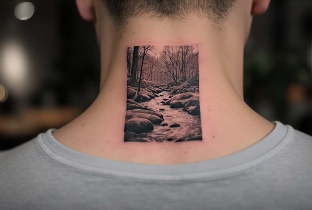 stream tattoo