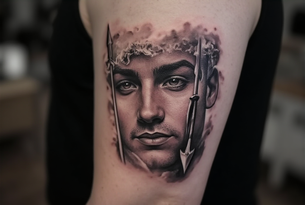 spear tattoo