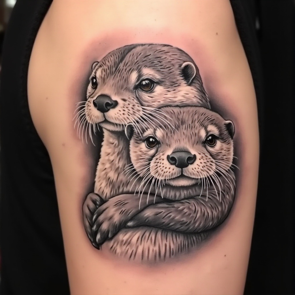 otter tattoo
