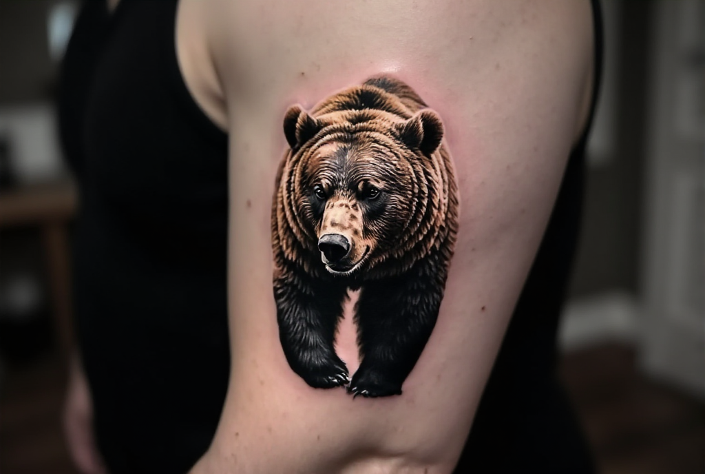 bear tattoo