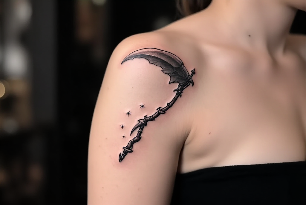 scythe tattoo