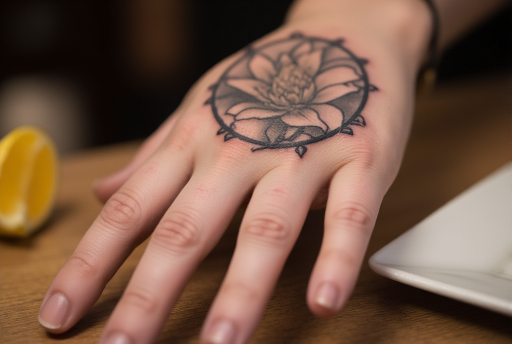dinner tattoo